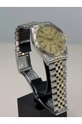 36mm • 1979 Rolex DateJust ref.16013 cal.3035 Champagne Dial 18k Gold Bezel Automatic